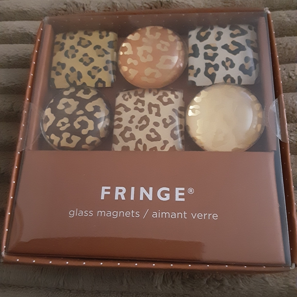 FRINGE glass magnets - set of 6